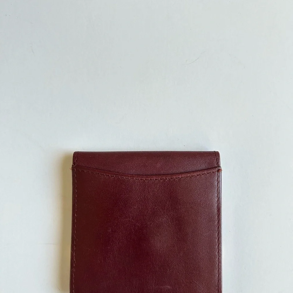 Cartier Vintage Brown Leather Wallet
